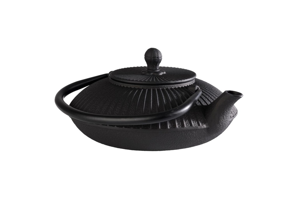 Teekannen APS ASIA 0,8L (schwarz/rot)