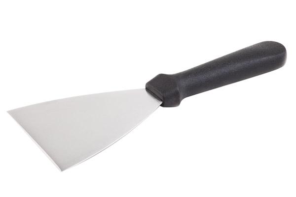 Teigschaber APS / Spachtel mit starrer Edelstahl Klinge und rutschfestem Griff 11cm x 25cm