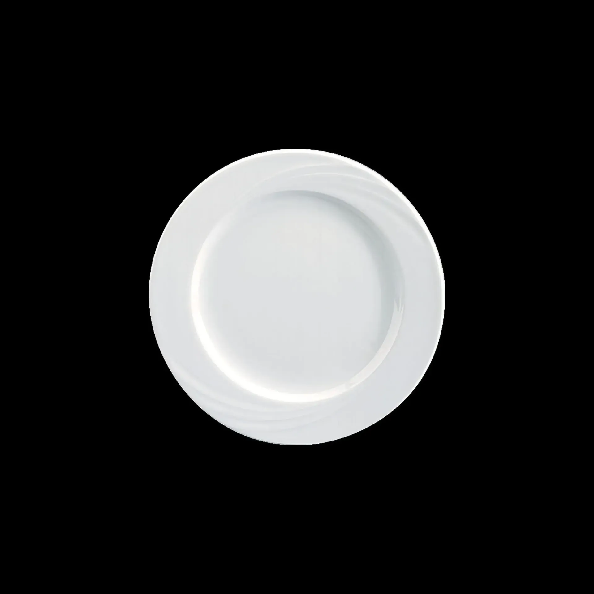 [BAU-618001611000000] Teller DONNA flach, rund mit Fahne und Relief (230g, 18mm, 158mm)