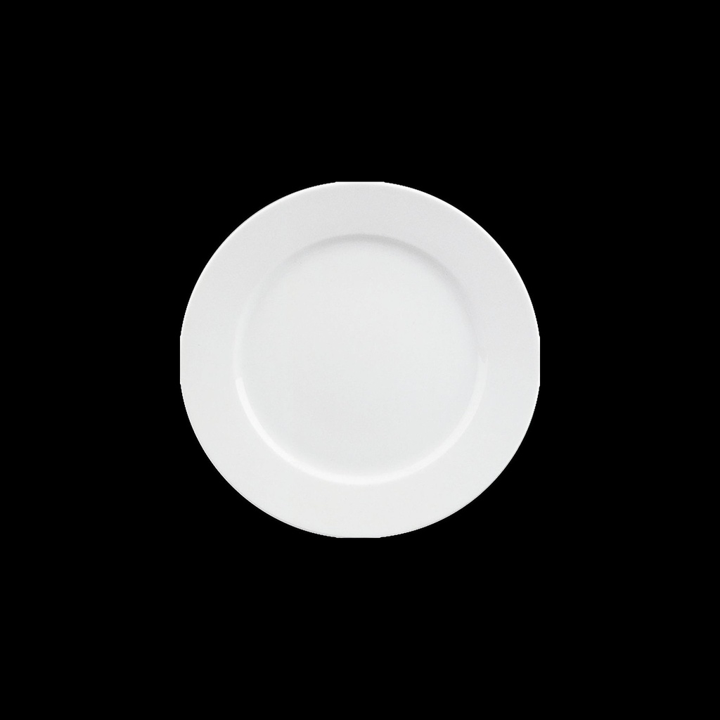 Teller FINE DINING flach, rund mit Fahne