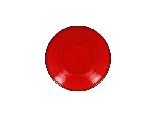 [RAK-FRNNDP23RD] Coup-Teller tief, rund FIRE RAK Porzellan (0.52g, 22.2cm, 40mm, red)