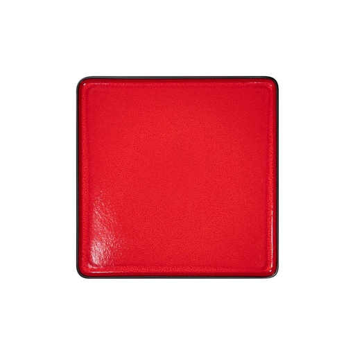 [RAK-FRFTSFP32R] Teller FRACTAL flach, quadratisch RAK Porzellan (red, 320mm, 320mm, 23mm, 1.77g)