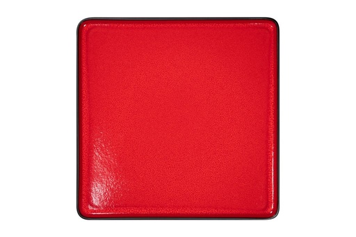 [RAK-FRFTSFP32R] Teller FRACTAL flach, quadratisch RAK Porzellan (red, 320mm, 320mm, 23mm, 1.77g)