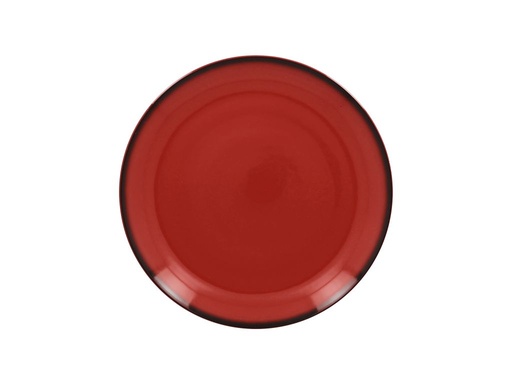 [RAK-LENNPR24RD] Coup-Teller flach, rund LEA RAK Porzellan (0.52g, 24cm, 24mm, red)