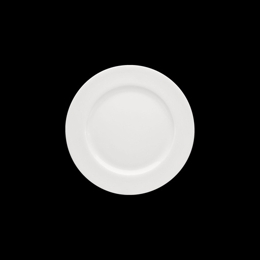 [BAU-670061611000000] Teller MAITRE flach, rund mit breiter Fahne (220g, 16mm, 161mm)