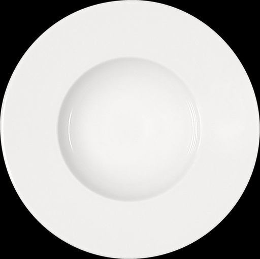 [BAU-6 70 0725 1] Teller MAITRE tief, rund mit breiter Fahne (700g, 252mm, 44mm)
