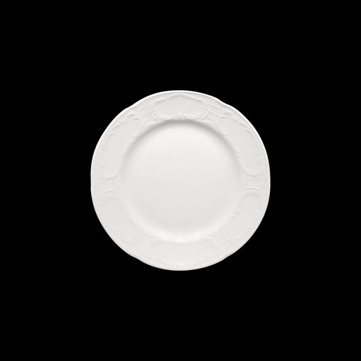 [BAU-657002711000000] Teller MOZART flach, rund mit steiler Fahne und Relief (770g, 29mm, 274mm)