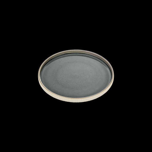 [BAU-701127791016151] Teller NARA 'Relief' flach, rund (270mm, 890g, grau)