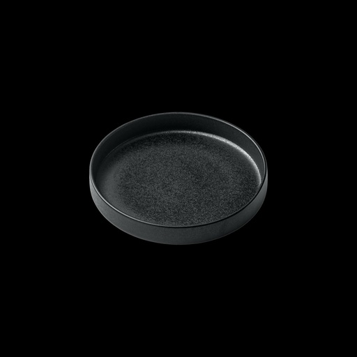 [BAU-701132491021090] Teller NARA tief, rund mit hohem Rand (schwarz)