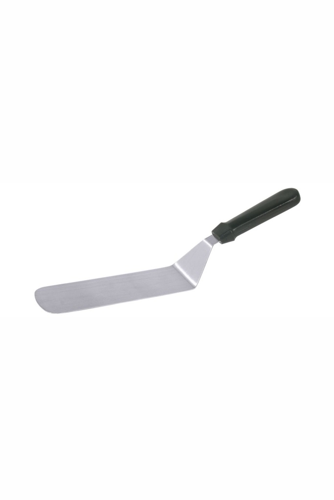 Bratenwender Contacto aus starrem Edelstahl mit stark angewinkeltem Blatt 20cm x 7,5cm