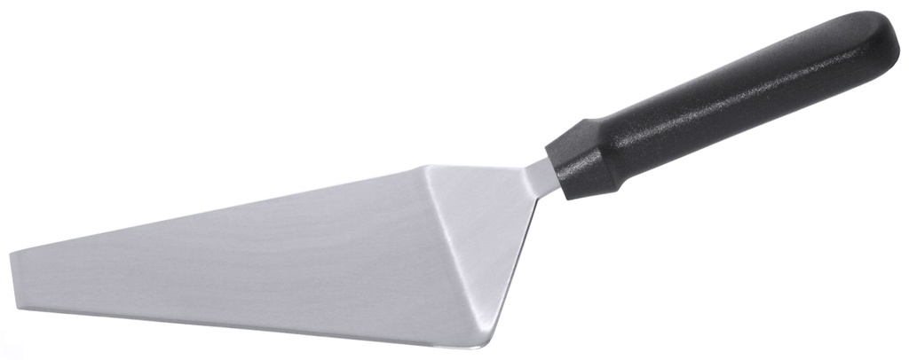 Pizzaheber groß aus Edelstahl 19cm x 15cm, 32cm lang