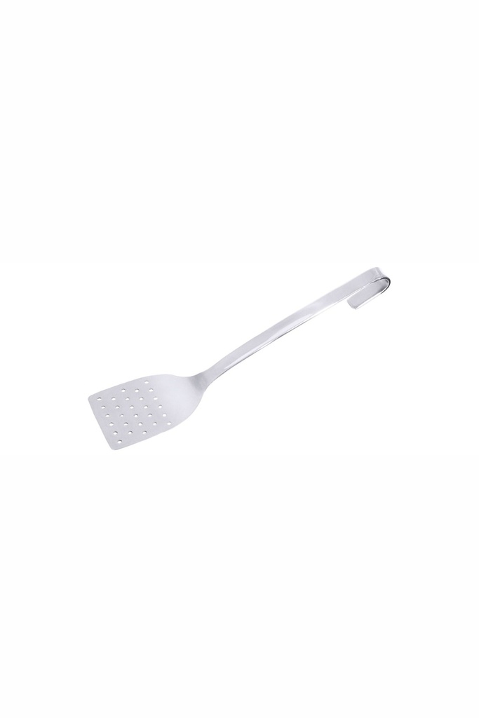 Pfannenschaufel Contacto aus Edelstahl mit perforiertem Blatt 3,5mm Lochung