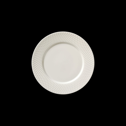 [BAU-669006761000000] Teller PURITY REFLECTIONS flach, rund mit Fahne und Relief (190g, 20mm, 164mm)