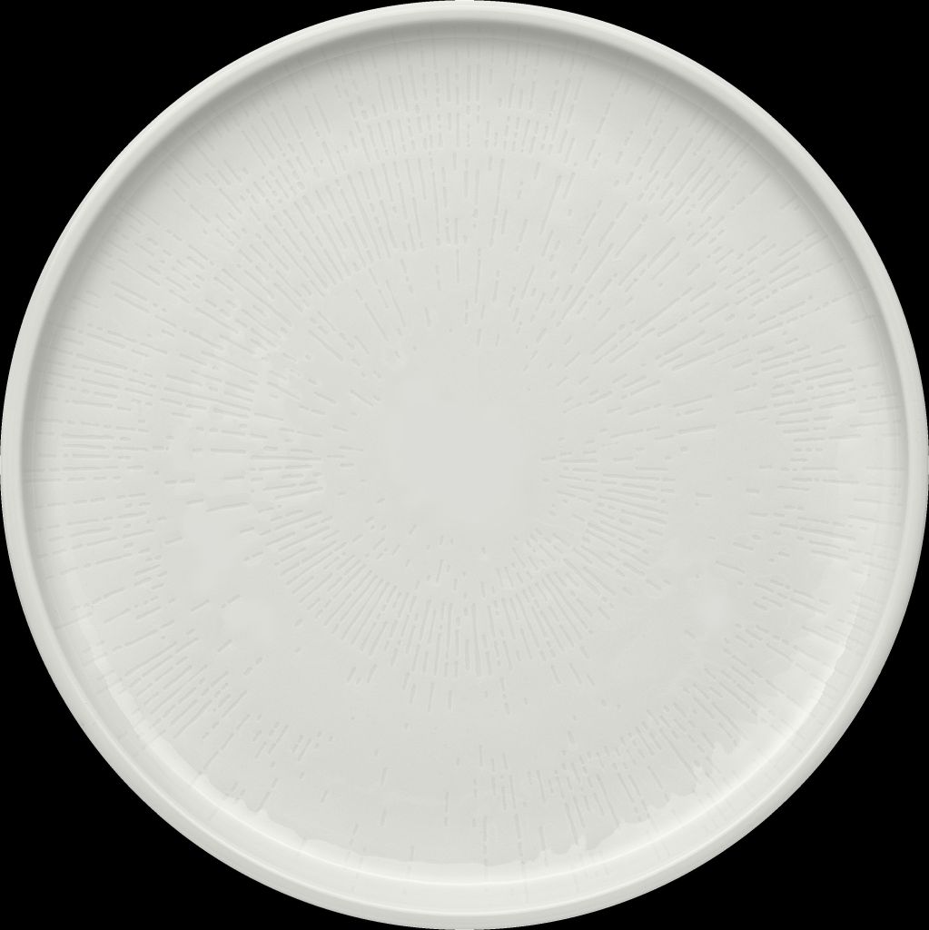 Coup-Teller SHIRO flach, rund mit Struktur 