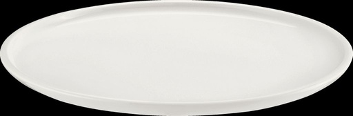 [BAU-9 25 1226 1] Coup-Teller SHIRO flach, rund mit Struktur (weiß, 260mm, 25mm, 745g)