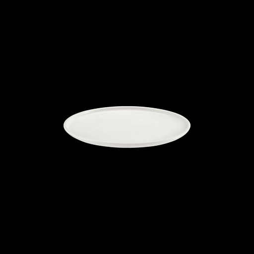 [BAU-925122611000000] Coup-Teller SHIRO flach, rund mit Struktur (weiß, 260mm, 25mm, 745g)