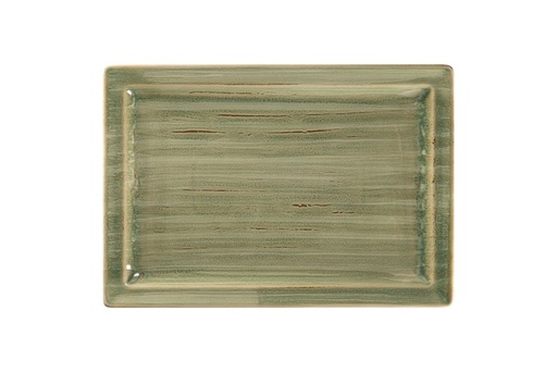 [RAK-SEMCLRP33] Teller SPOT flach, rechteckig mit Rand RAK Porzellan (emerald, 336mm, 232mm, 26mm)
