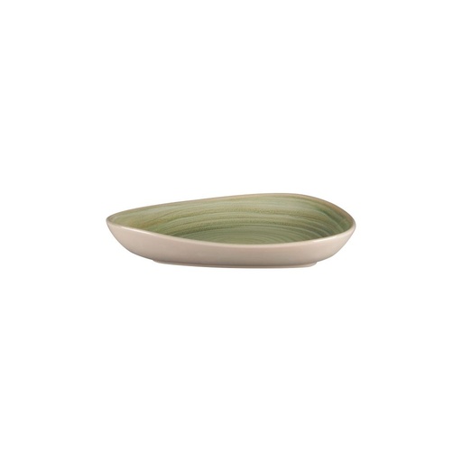 [RAK-SEMFLDP24] Teller SPOT tief, organisch RAK Porzellan (emerald, 238mm, 196mm, 44mm, 0.59g)