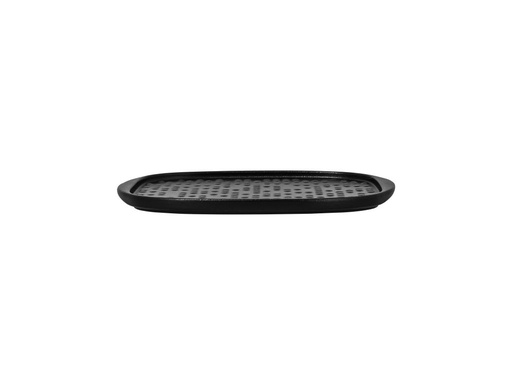 [RAK-NFSTREP27] Teller STAGED flach, rechteckig mit Relief RAK Porzellan (270mm, 200mm, 0.603g)