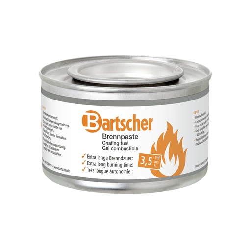 [BAR-500060] Brennpaste 200g / 1 Karton a´72 Dosen Bartscher