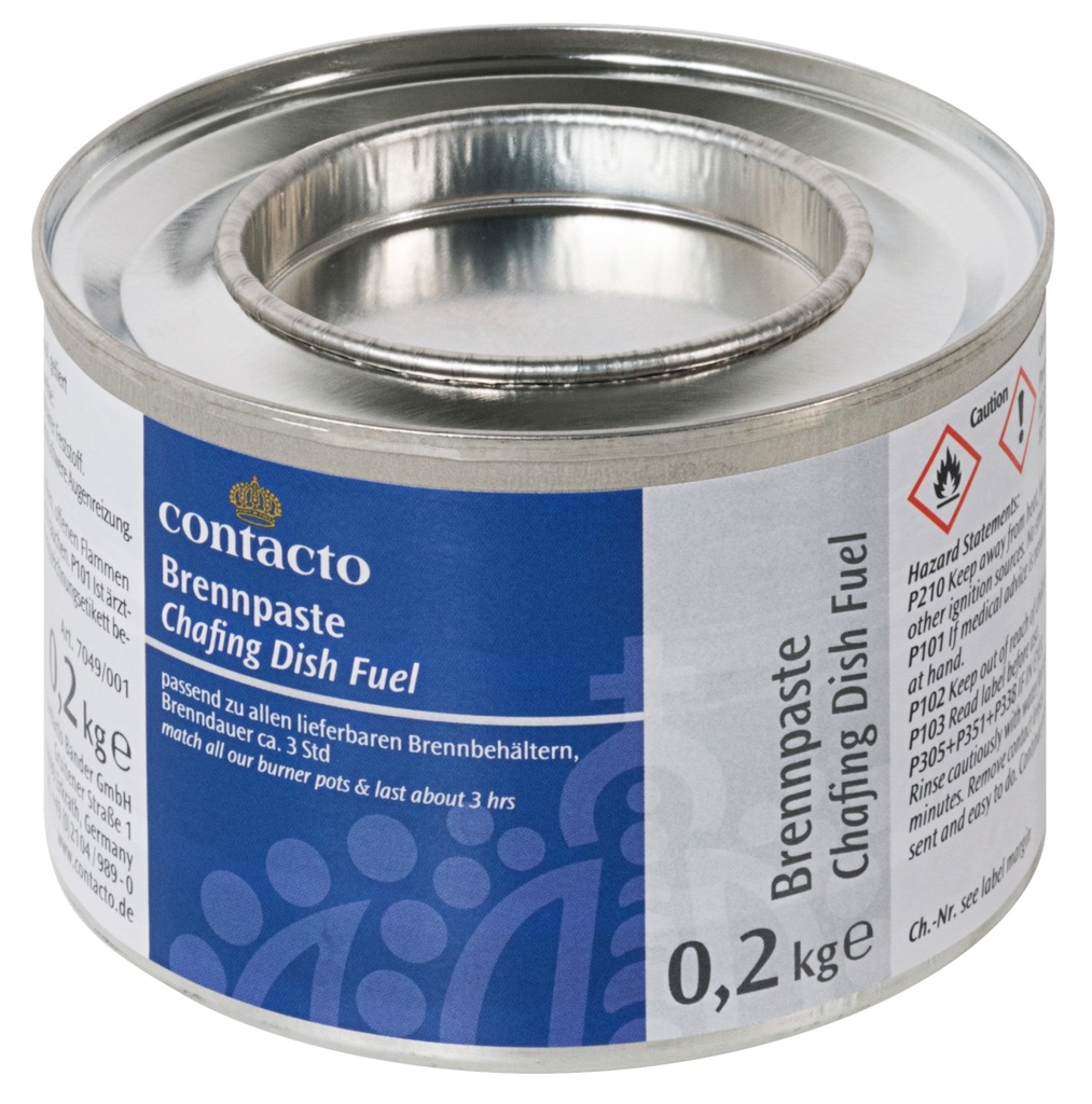 Brennpaste Contacto für Chafing Dish