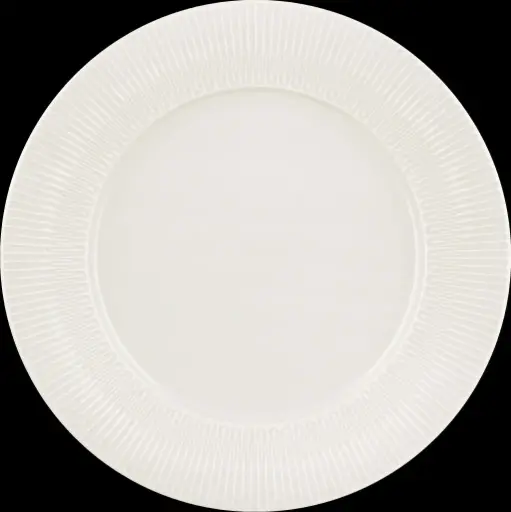 [BAU-9 82 0076 6] Teller VIBES flach, rund mit Fahne und Relief (260mm, 23mm, 600g)
