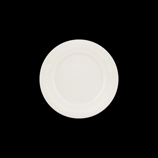 [BAU-982007661000000] Teller VIBES flach, rund mit Fahne und Relief (260mm, 23mm, 600g)
