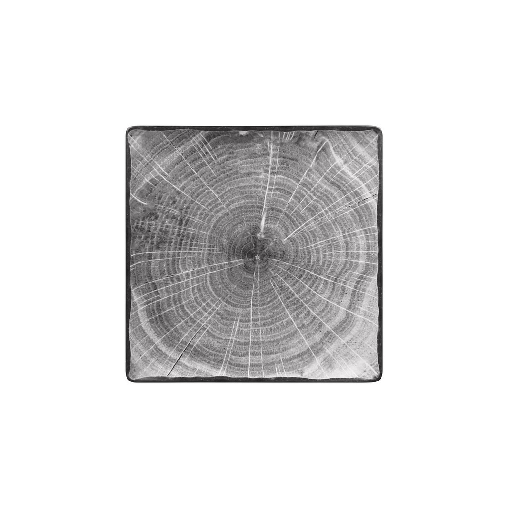 Teller 30,5 x 30,5cm WOODART flach, quadratisch RAK Porzellan