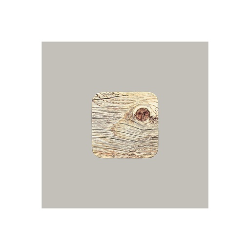 [RAK-WSAUSP22AC] Teller WOODSTYLE flach, quadratisch RAK Porzellan (acacia, 218mm, 218mm, 17mm, 0.7g)
