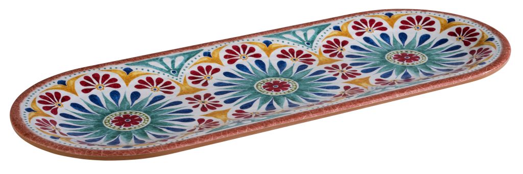 Teller APS 'Arabesque' flach, rechteckig