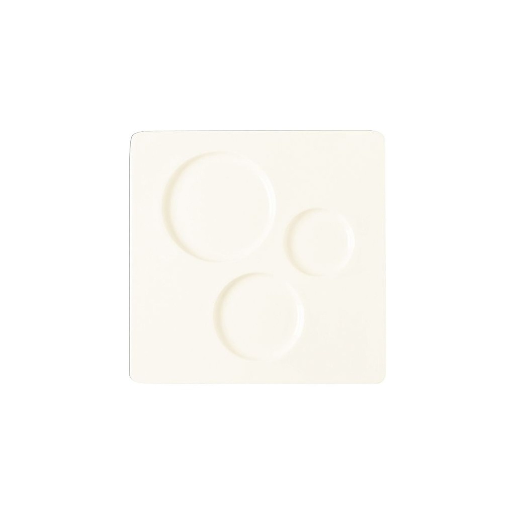 Teller ALLSPICE  Chives flach, quadratisch RAK Porzellan