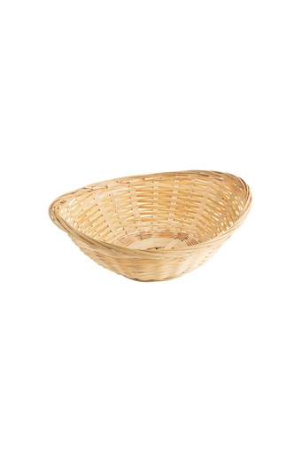 [CTO-4885/250] Brotkörbe Contacto oval aus naturhellem Bambus (250mm, 210mm, 70mm)
