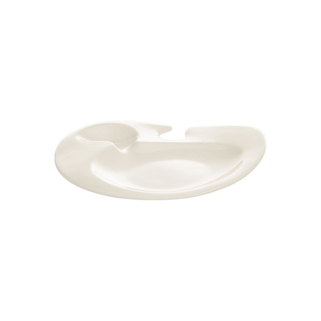 Teller 22,7 x 18,6cm NABUR flach RAK Porzellan