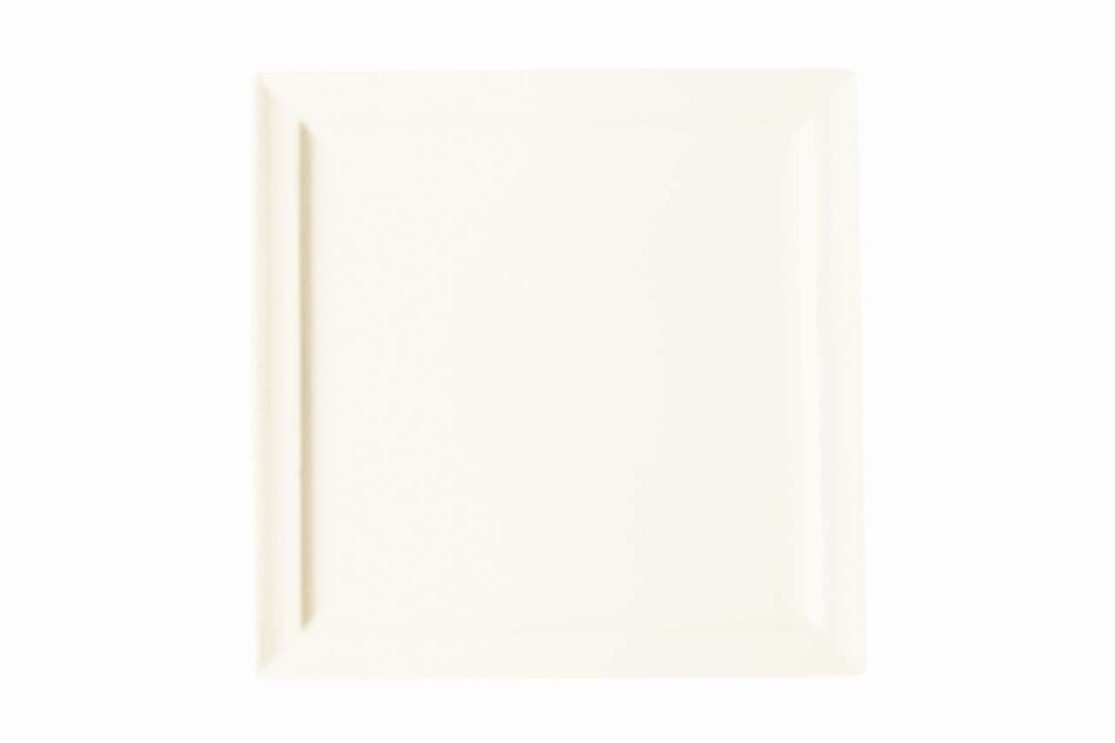 Teller 30,3 x 30,3cm TWEEG flach, quadratisch RAK Porzellan