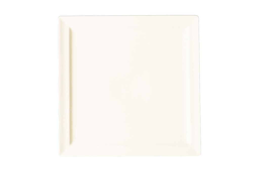 Teller 30,3 x 30,3cm TWEEG flach, quadratisch RAK Porzellan