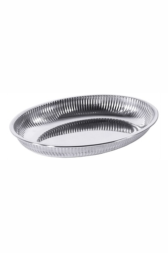 [CTO-1230/310] Brotschale Contacto oval aus Edelstahl (31cm, 220mm, 45mm, 31cm)