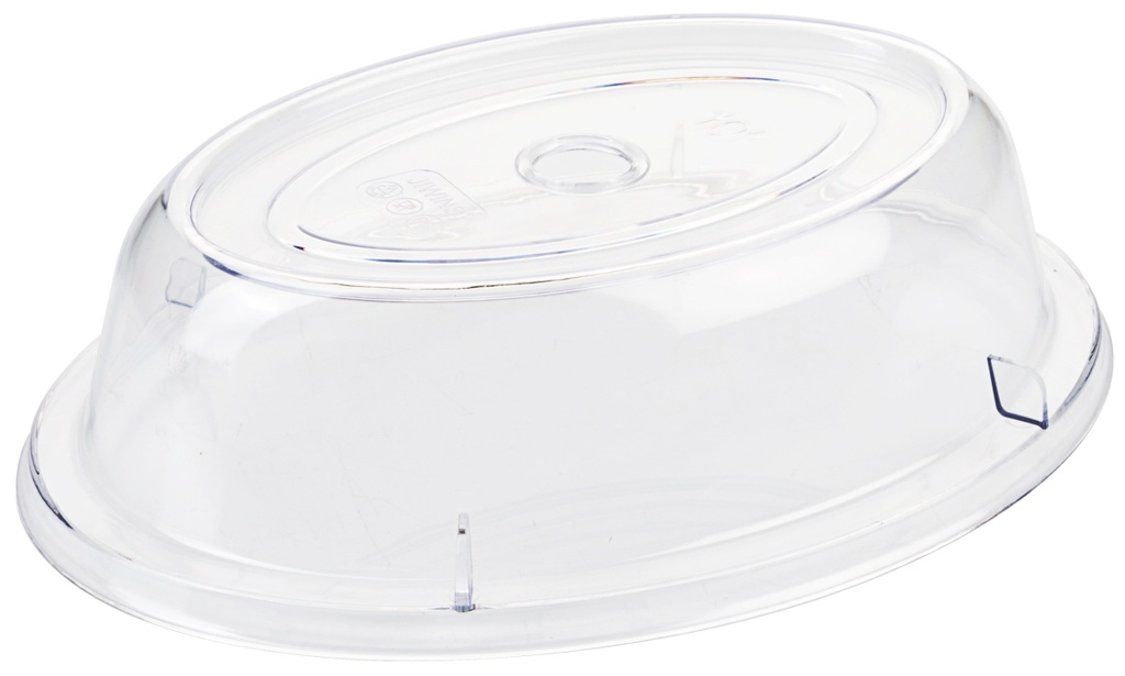 Tellerclochen Contacto oval transparent