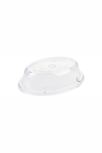 [CTO-6449/260] Tellerclochen Contacto oval transparent (265mm, 200mm, 65mm)