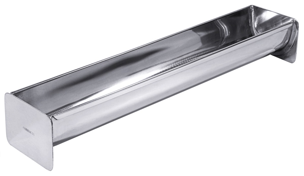 Terrinen -/ Dachrinnenformen aus Edelstahl hochglanzpoliert