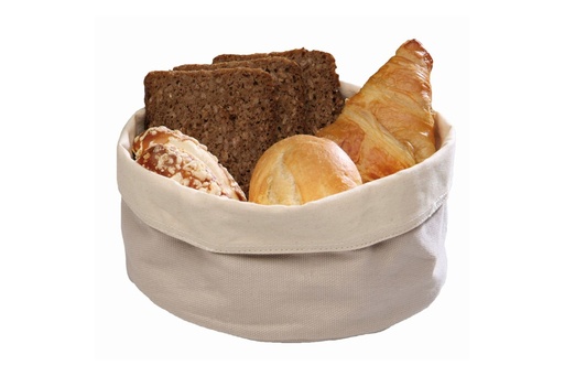 [APS-30350] Brottaschen APS (Baumwolle) rund (20cm, 120mm, beige)