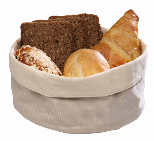[APS-30350] Brottaschen APS (Baumwolle) rund (20cm, 120mm, beige)