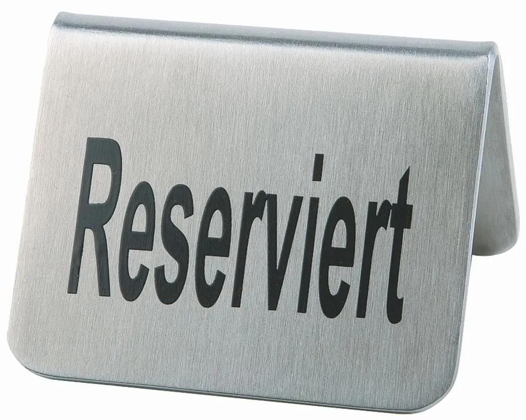 2 Tischaufsteller 5 x 5cm