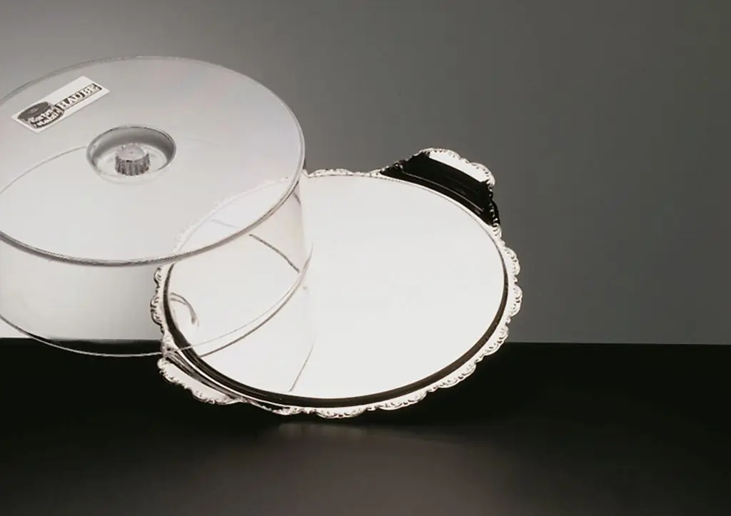 Tortenplatte BAROK mit Haube