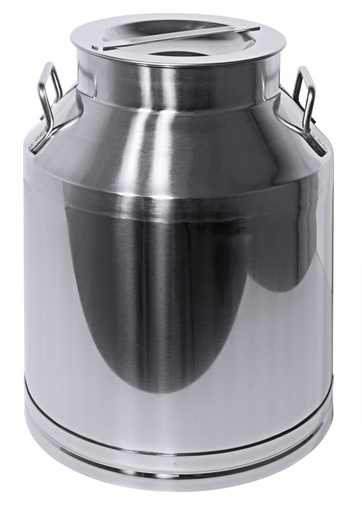 [CTO-3010/025] Transportkanne Contacto mit Deckel aus Edelstahl 18/10 (25.0, 415mm, 32cm)