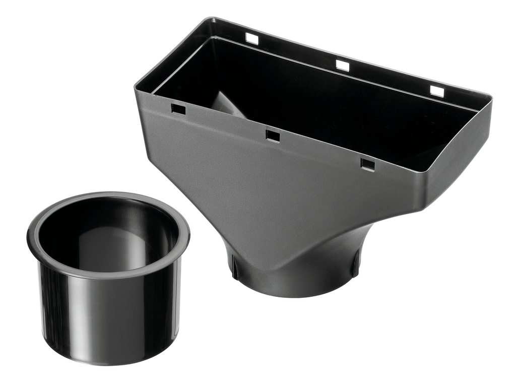 Trester-Auswurfschacht für Kaffeevollautomat