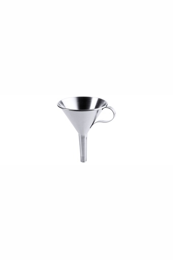[CTO-5420/100] Trichter Contacto mit Griff und Seitennut aus Edelstahl (9cm, 120mm, 0.1)