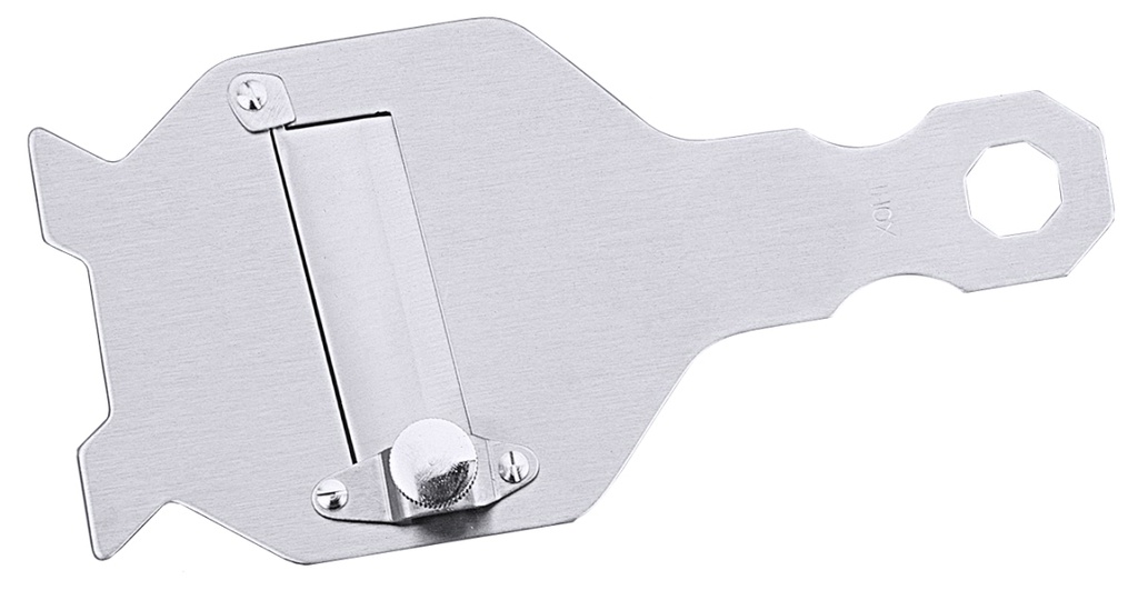 Trüffelhobel 17,5cm mit gewellter Klinge