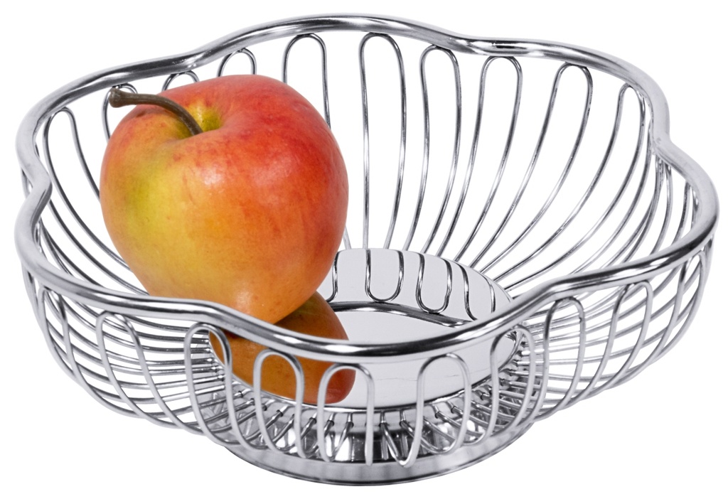 Brot-/Obstkorb ∅ 18cm aus Edelstahl 18/10