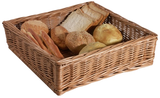 [CTO-4881/350] Auslage-/Buffetkorb Contacto aus Vollweide 35x 35cm 