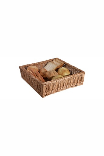 [CTO-4881/350] Auslage-/Buffetkorb Contacto aus Vollweide 35x 35cm